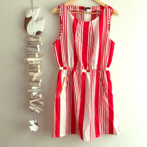 New Look Dresses & Skirts - Red & White stripe dress 👗